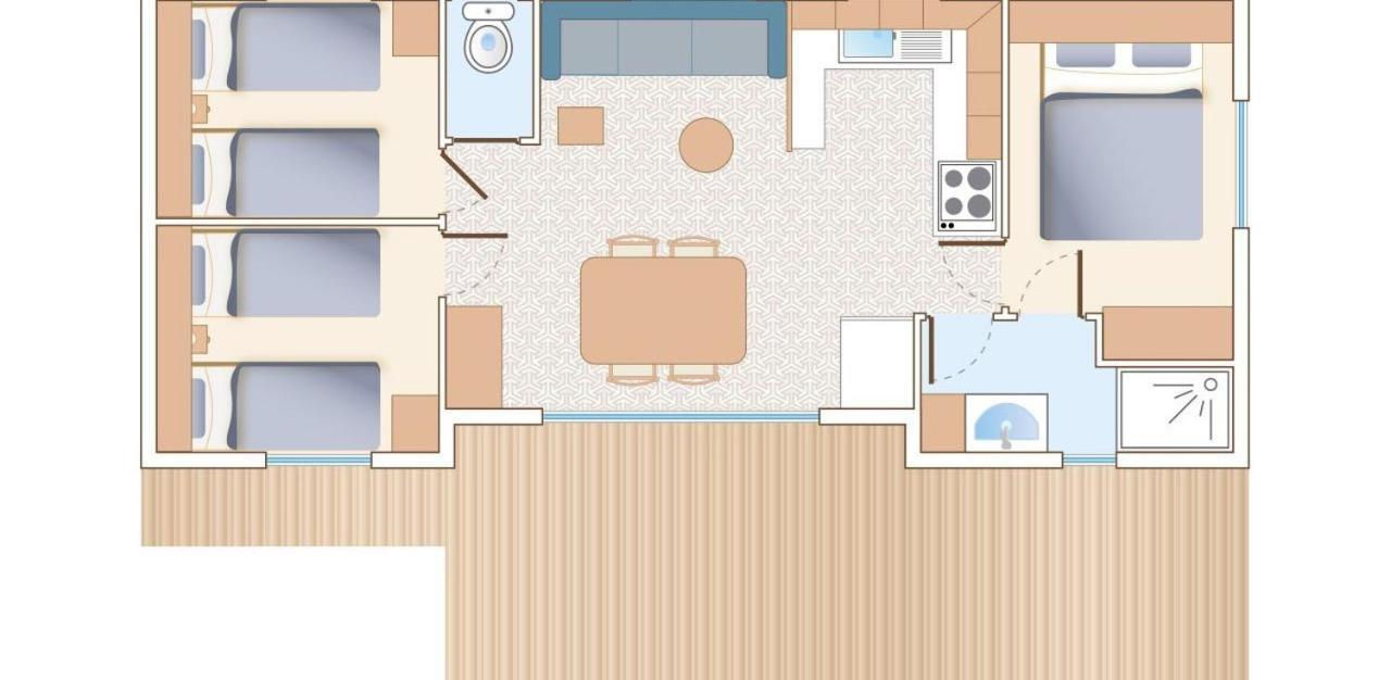 Mobile Homes By Kelair At Camping La Sirene 滨海阿热莱斯 外观 照片